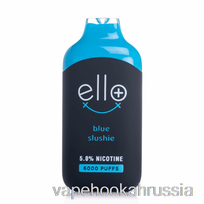 Vape Russia Blvk Ello Plus 6000 одноразовый синий слякоть лед